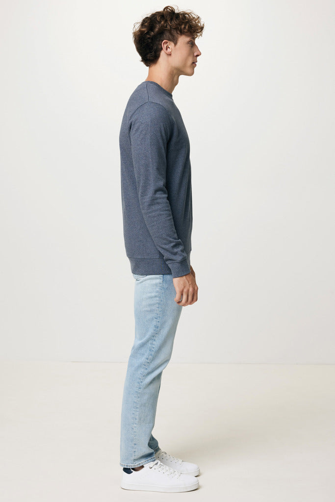 IQONIQ Denali recycled cotton crew neck undyed