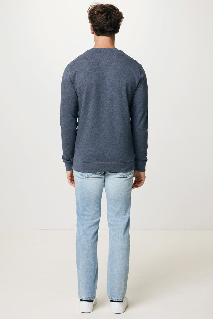 IQONIQ Denali recycled cotton crew neck undyed