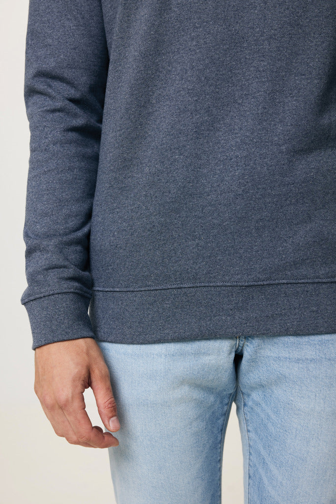 IQONIQ Denali recycled cotton crew neck undyed