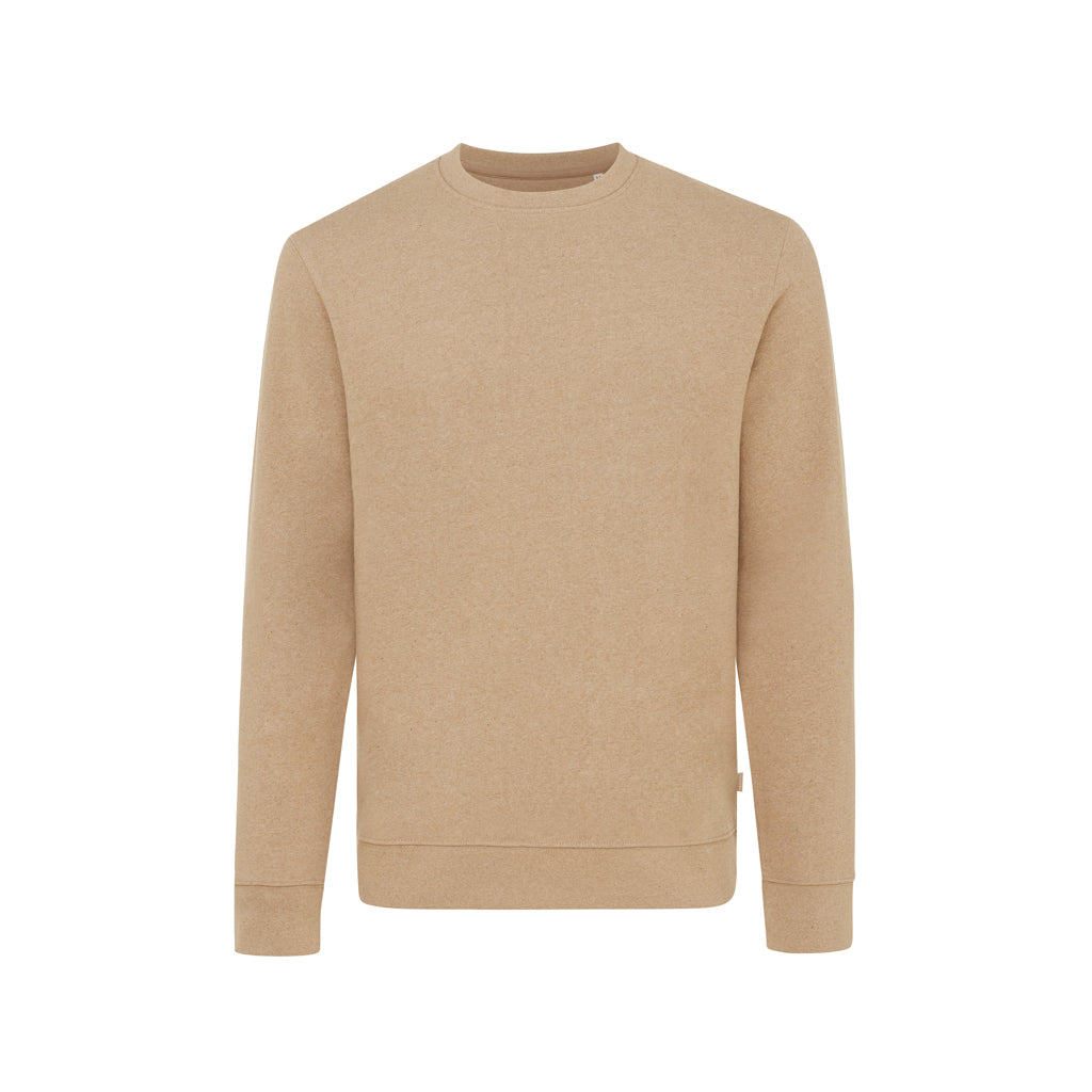 IQONIQ Denali recycled cotton crew neck undyed