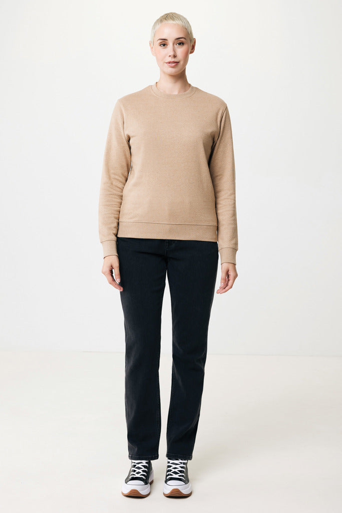 IQONIQ Denali recycled cotton crew neck undyed