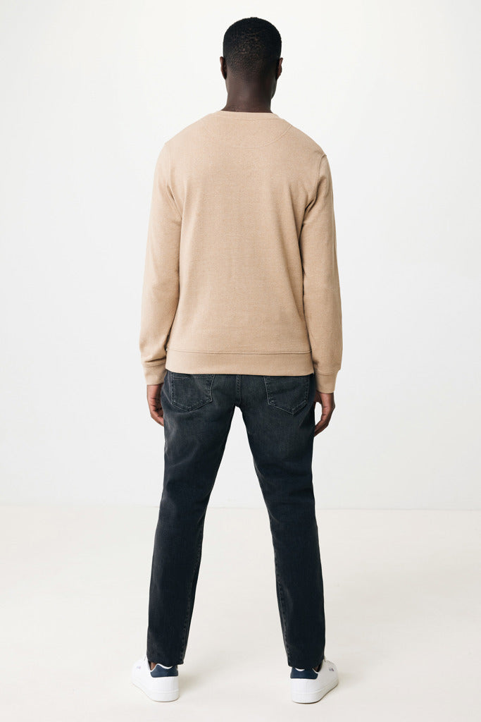 IQONIQ Denali recycled cotton crew neck undyed