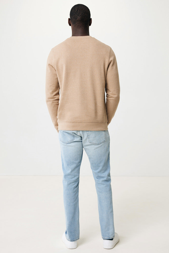 IQONIQ Denali recycled cotton crew neck undyed