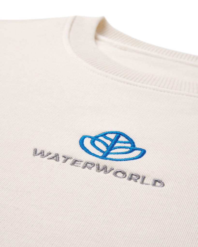 IQONIQ Denali recycled cotton crew neck undyed