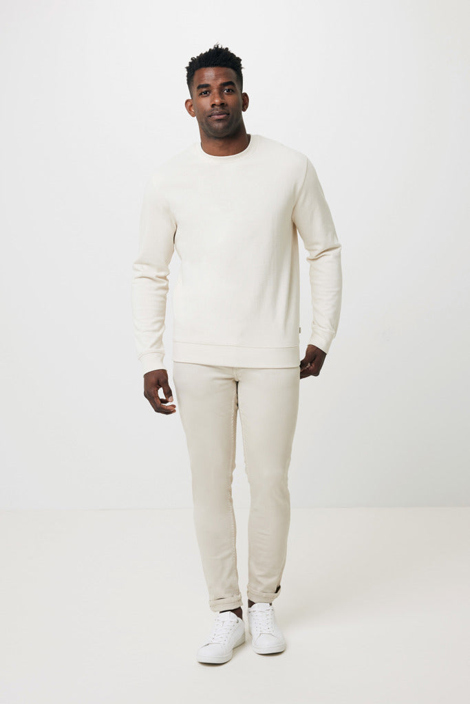 IQONIQ Denali recycled cotton crew neck undyed