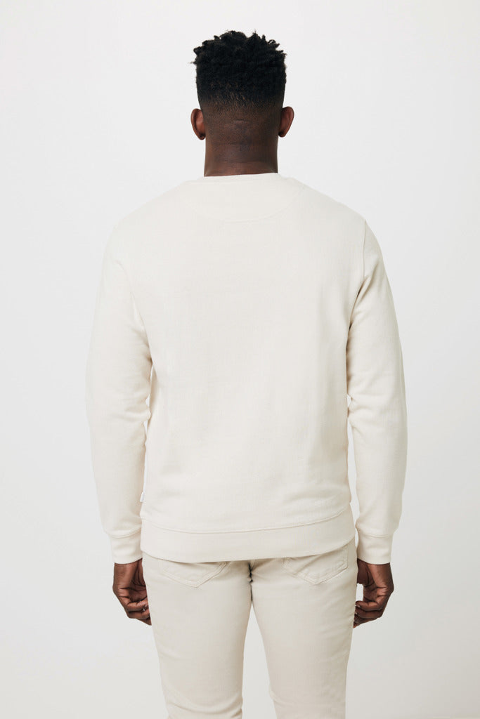 IQONIQ Denali recycled cotton crew neck undyed