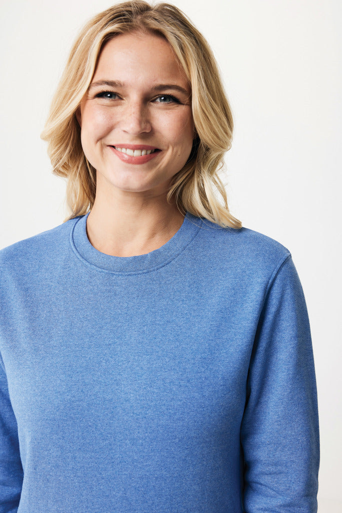 IQONIQ Denali recycled cotton crew neck undyed