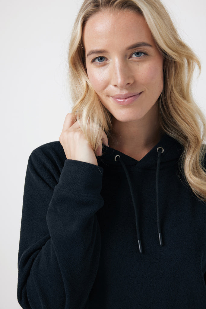 IQONIQ Trivor recycled polyester microfleece hoodie