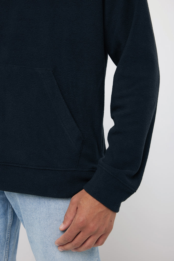 IQONIQ Trivor recycled polyester microfleece hoodie