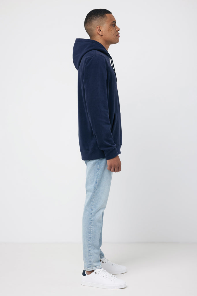 IQONIQ Trivor recycled polyester microfleece hoodie