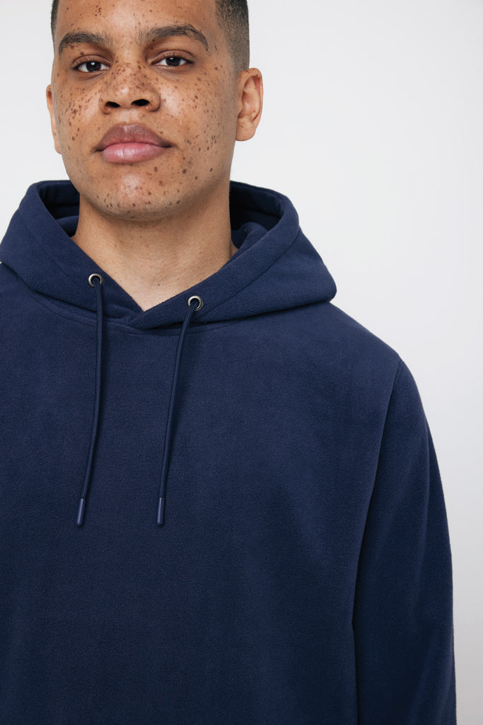 IQONIQ Trivor recycled polyester microfleece hoodie