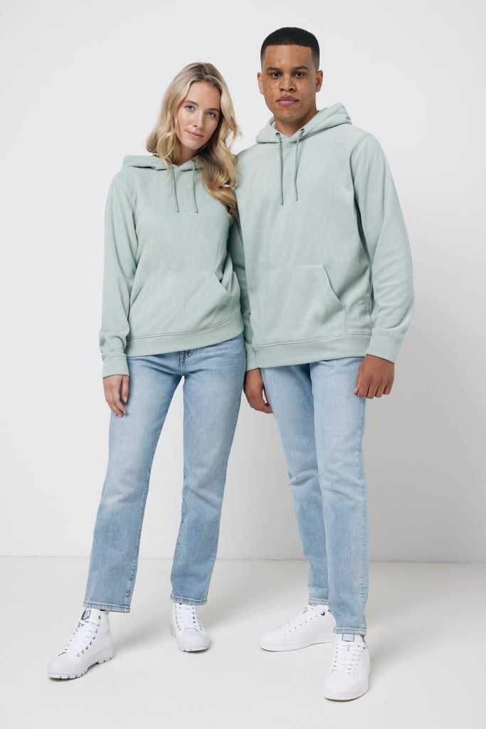 IQONIQ Trivor recycled polyester microfleece hoodie