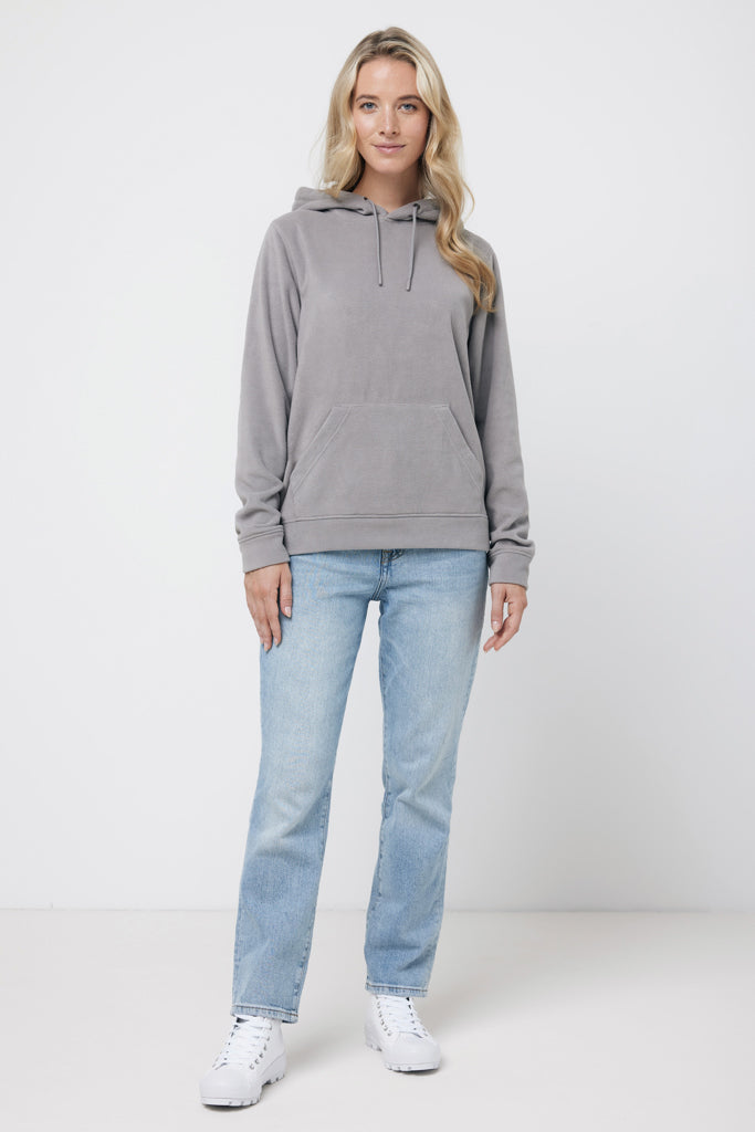 IQONIQ Trivor recycled polyester microfleece hoodie