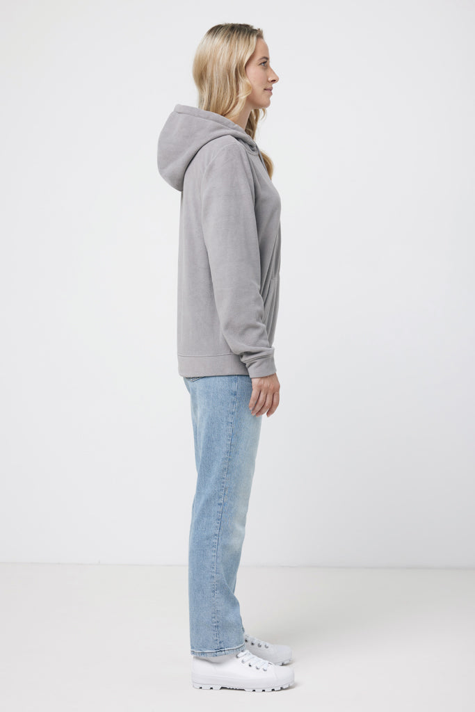 IQONIQ Trivor recycled polyester microfleece hoodie