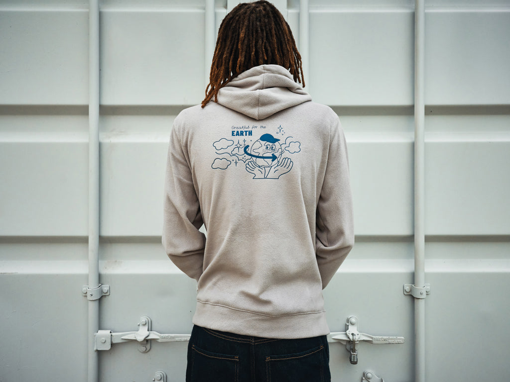 IQONIQ Trivor recycled polyester microfleece hoodie
