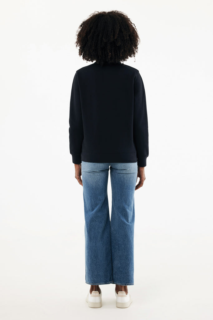 IQONIQ Elgon recycled cotton quarter zip sweater