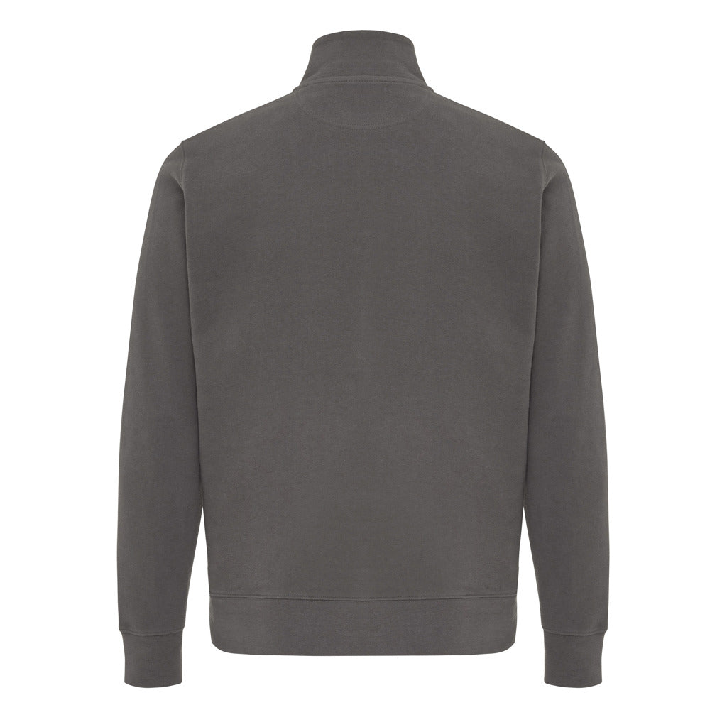 IQONIQ Elgon recycled cotton quarter zip sweater