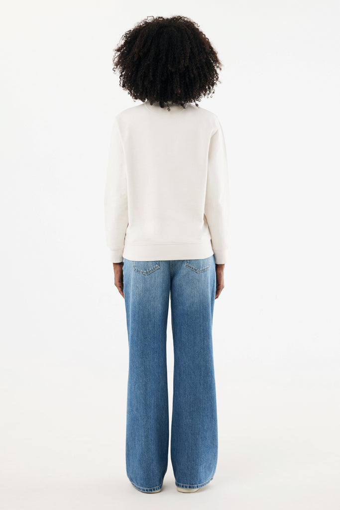 IQONIQ Elgon recycled cotton quarter zip sweater