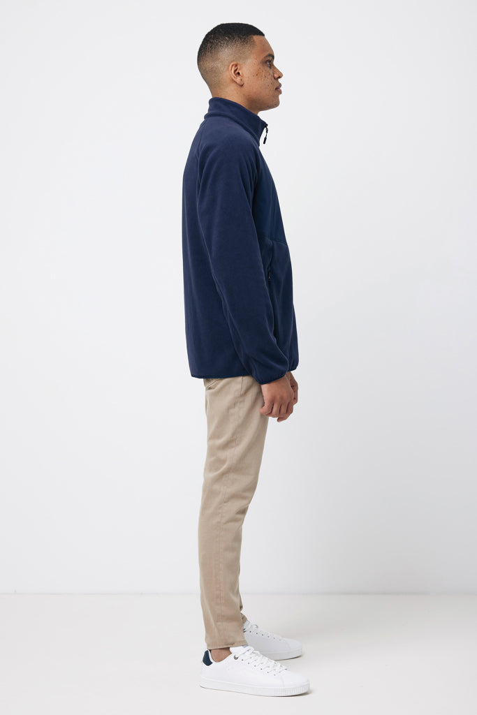 IQONIQ Talung recycled polyester microfleece zip through