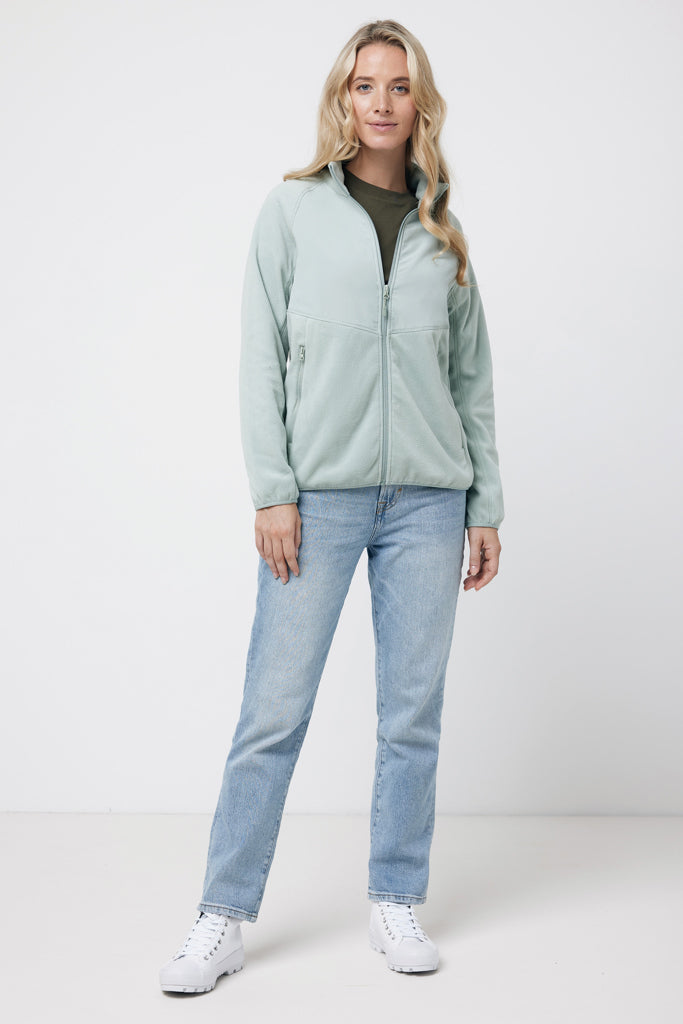 IQONIQ Talung recycled polyester microfleece zip through