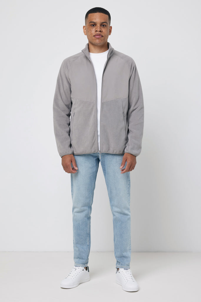 IQONIQ Talung recycled polyester microfleece zip through