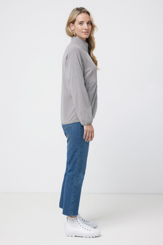 IQONIQ Talung recycled polyester microfleece zip through