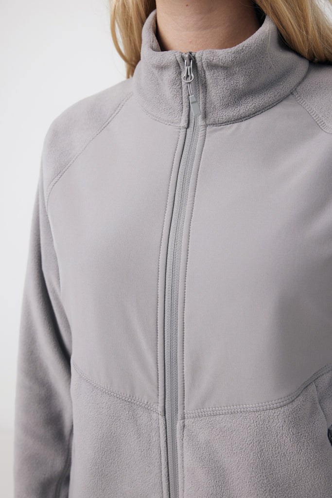 IQONIQ Talung recycled polyester microfleece zip through