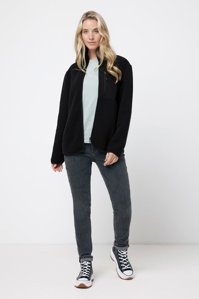 IQONIQ Diran recycled polyester pile fleece jacket