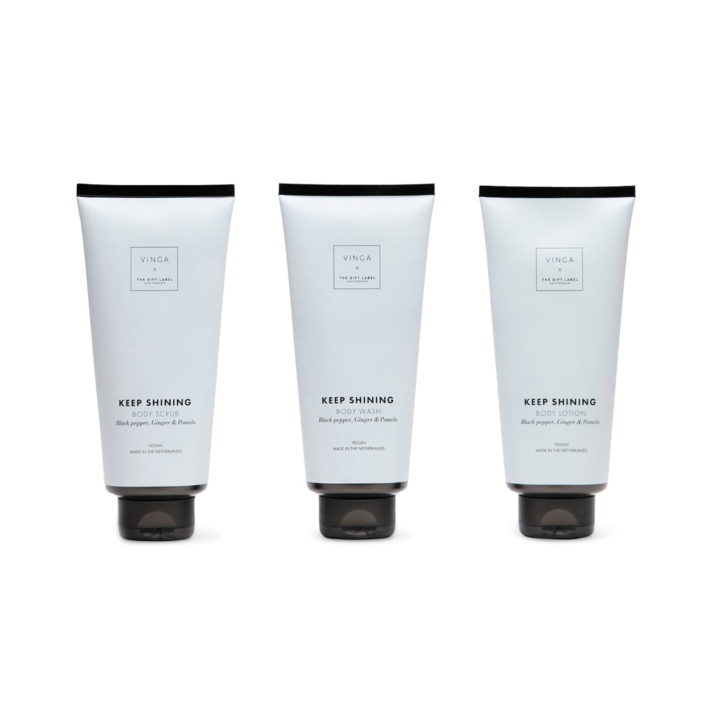 VINGA x TGL body care gift set
