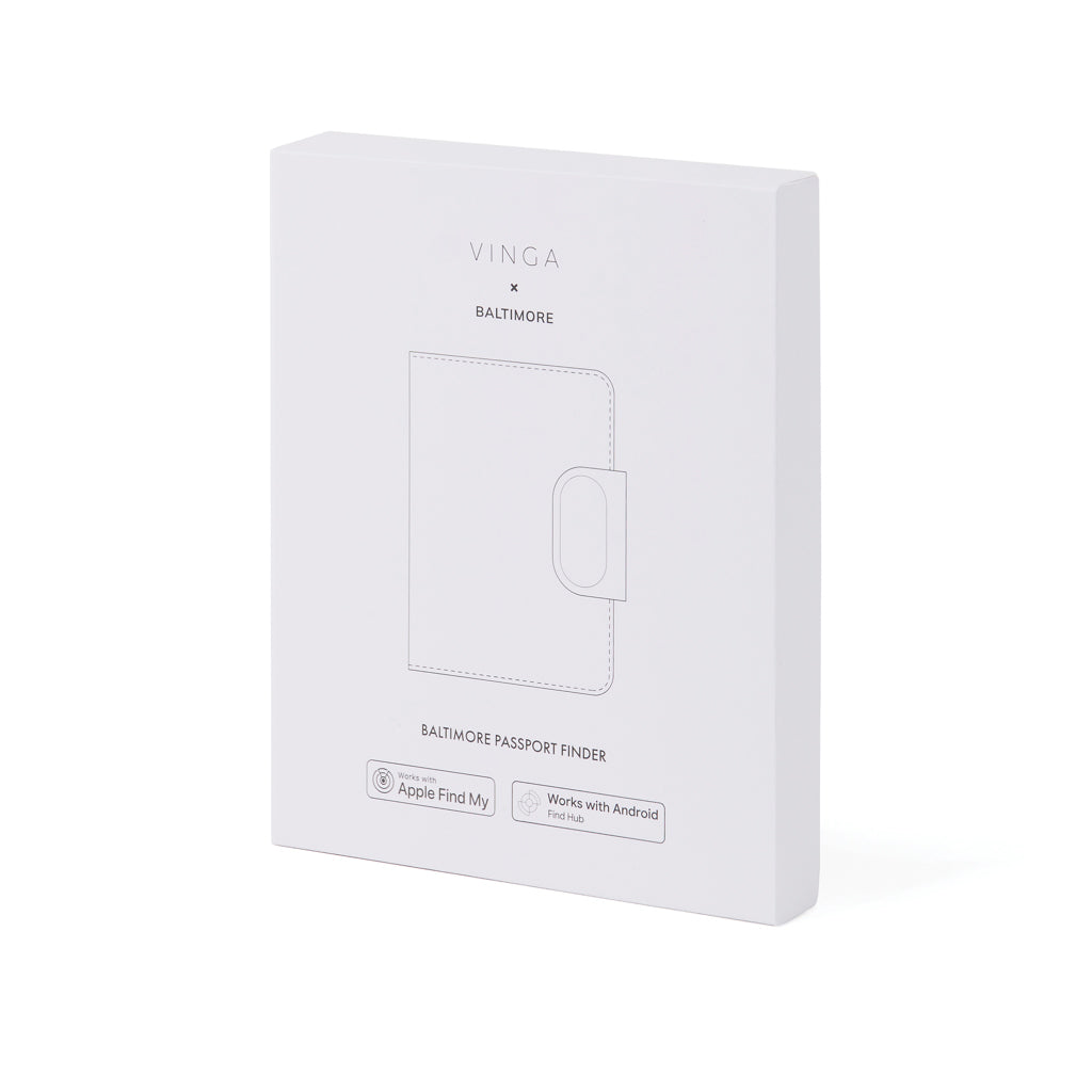 VINGA Baltimore RCS Passport Cover With Finder Dual