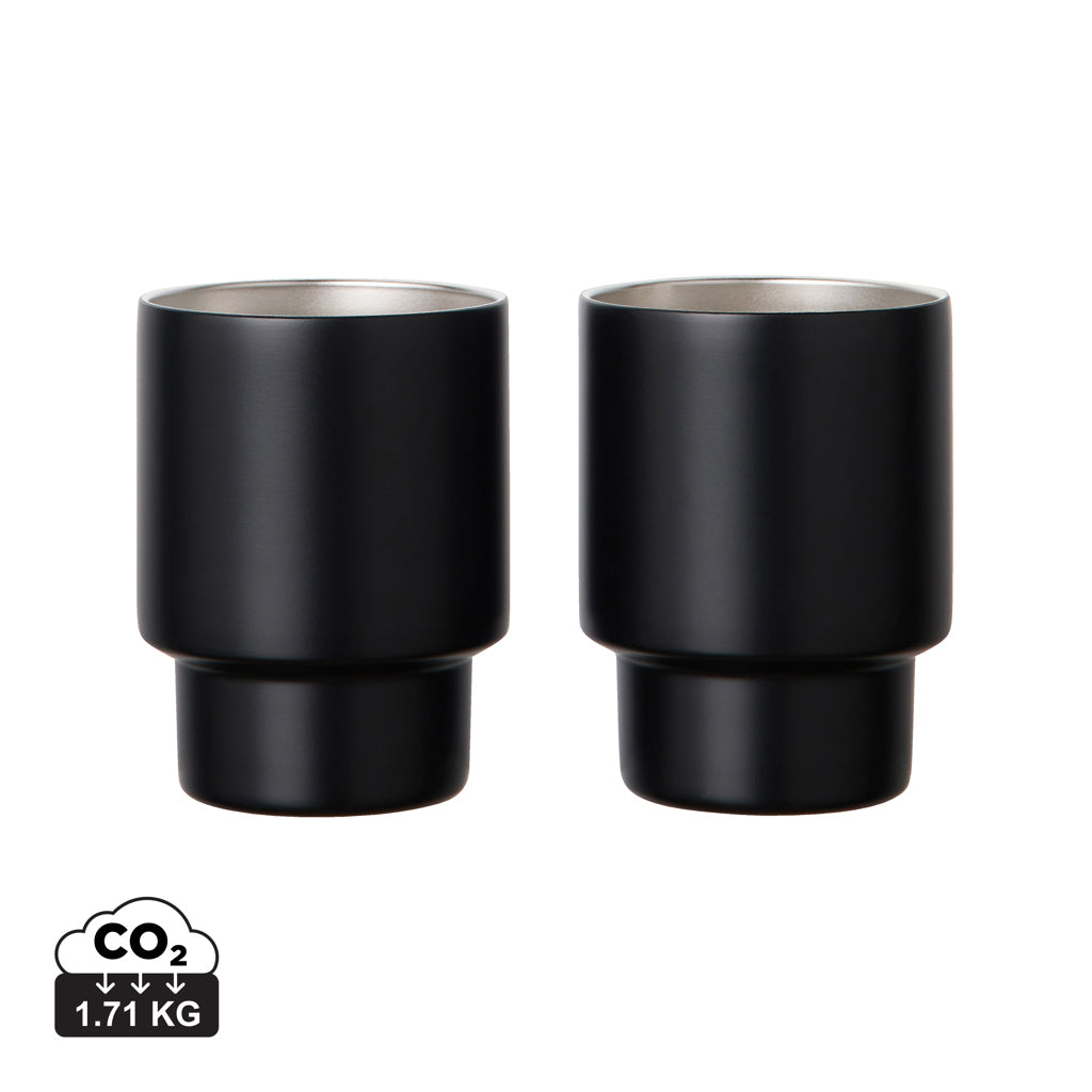 VINGA Nagano RCS  recycled SS mugs, set of 2