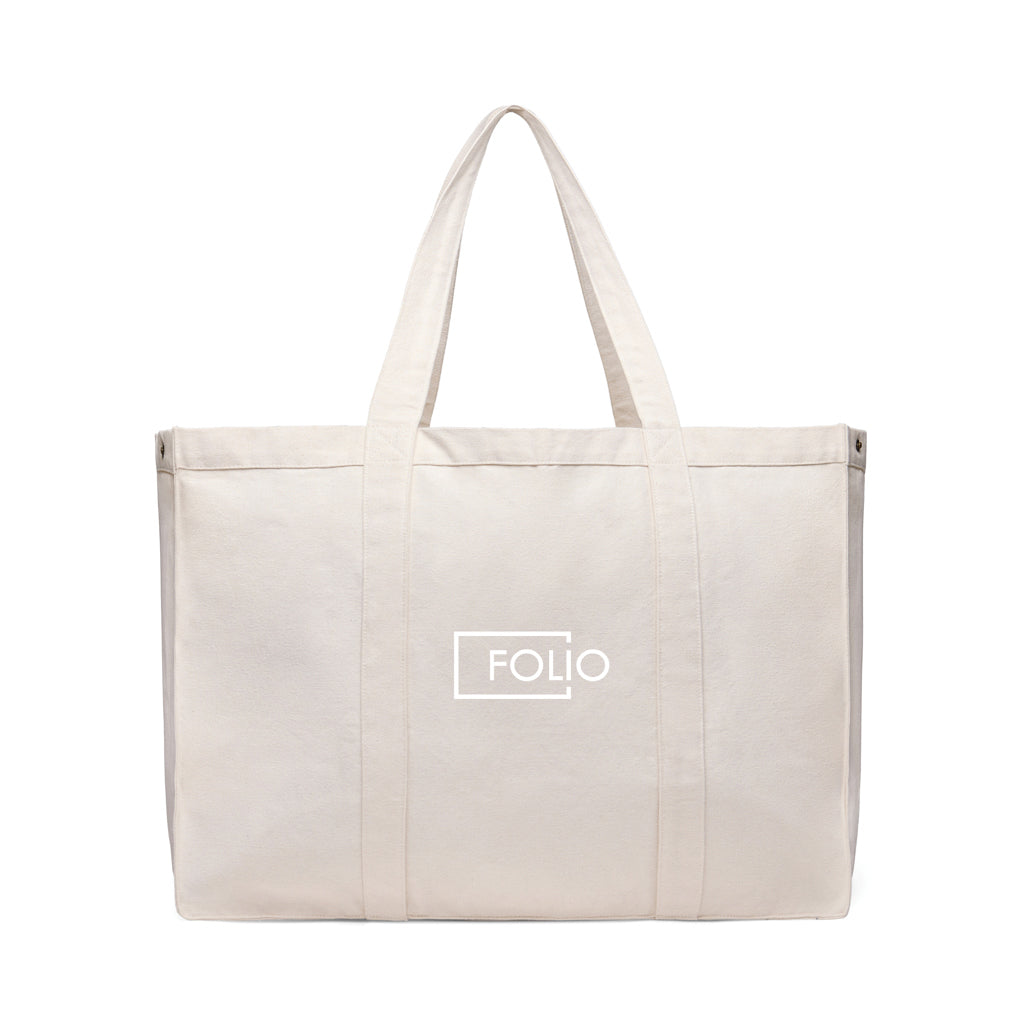VINGA Hilo AWARE™ recycled canvas maxi tote bag