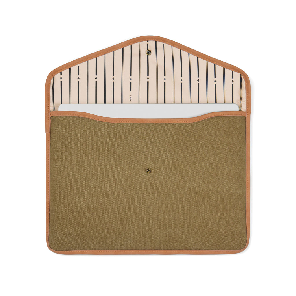 VINGA Bosler GRS recycled canvas 16" laptop sleeve