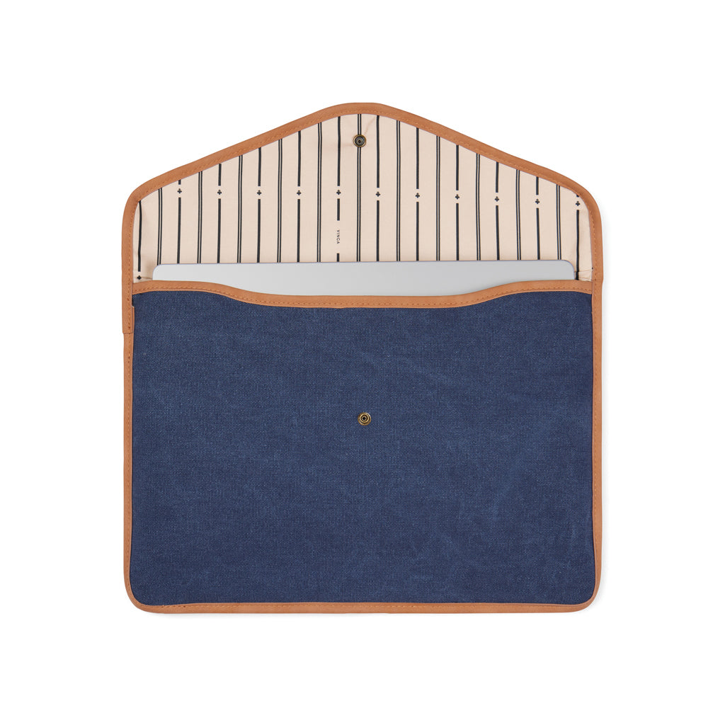 VINGA Bosler GRS recycled canvas 16" laptop sleeve