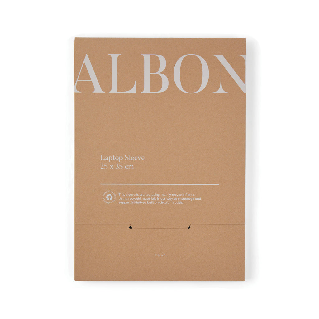 VINGA Albon GRS recycled felt 15" laptop sleeve