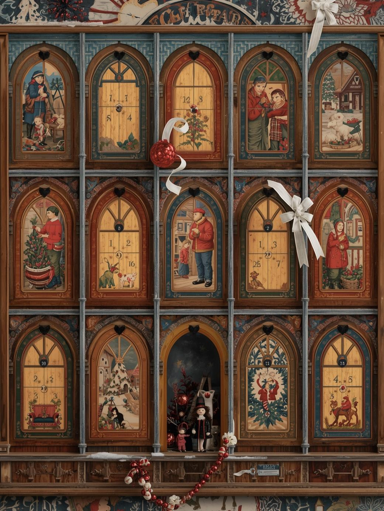 Custom corporate advent calendar with branded packaging and gifts by Drayton