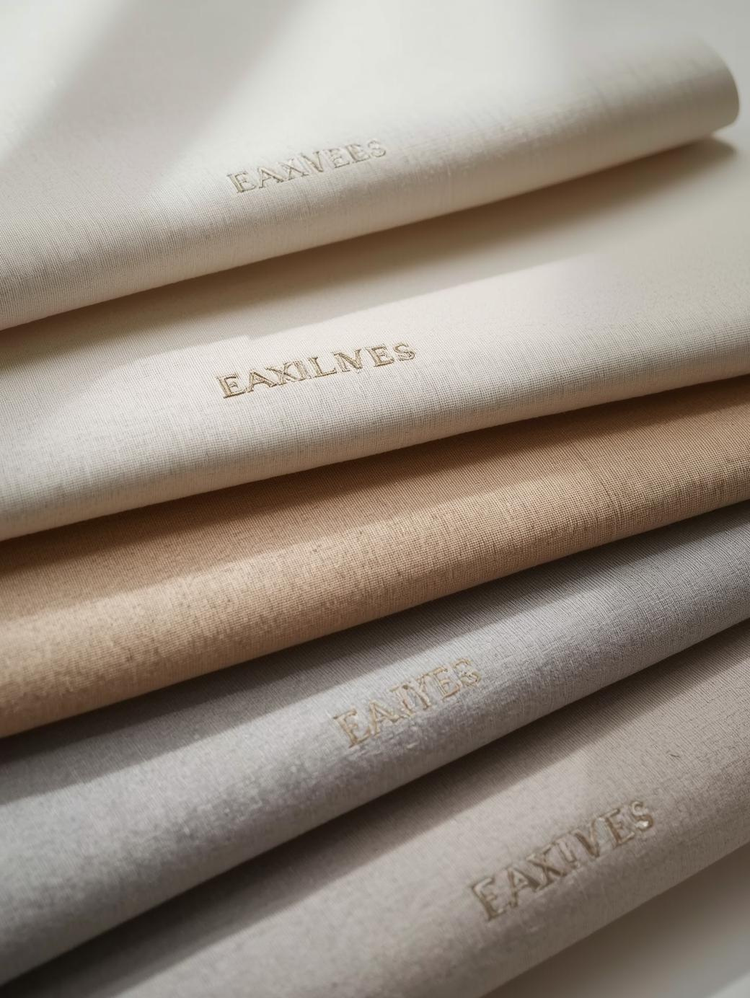 Organic cotton textiles and apparel for sustainable corporate branding.