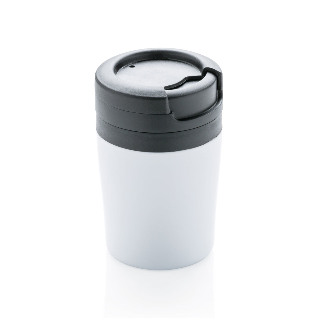 Coffee to go tumbler - white, Polypropylene,Stainless steel