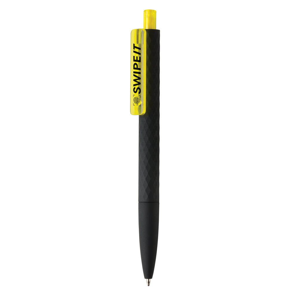 X3 RCS certified R-ABS black smooth touch pen