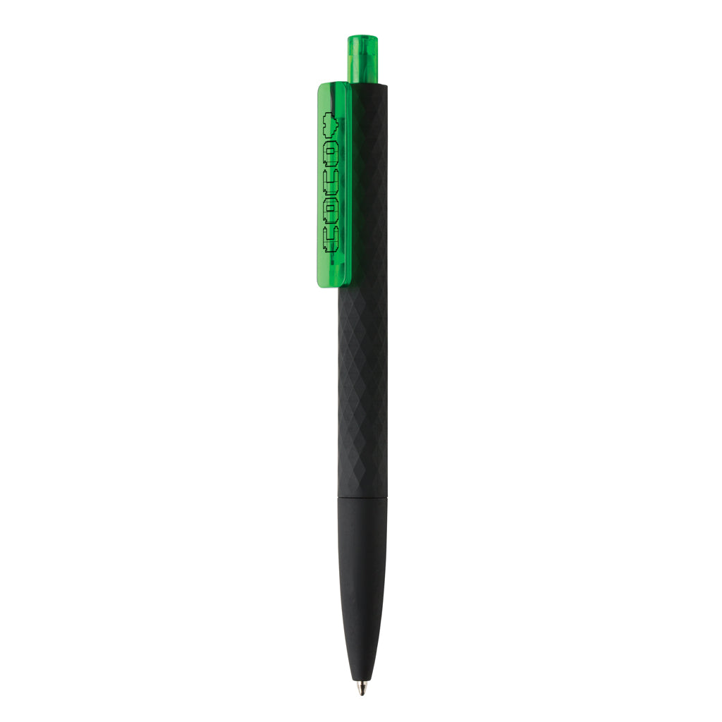 X3 RCS certified R-ABS black smooth touch pen