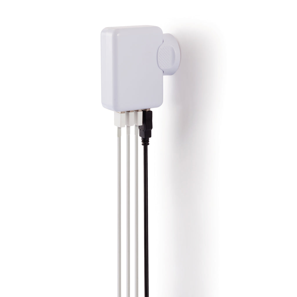 Travel plug with 4 USB ports